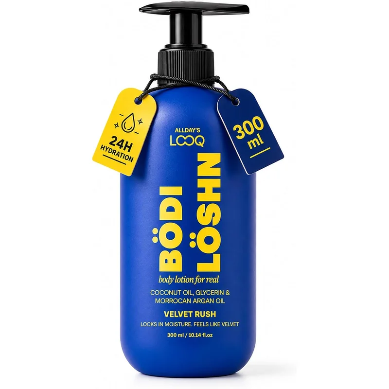 لوشن جسم Looq Velvet Rush المرطب 300 مل