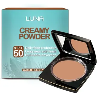 بودرة لونا 3D كريمية SPF50 لون بيج عميق