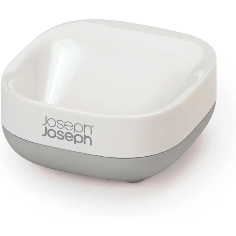 صحن صابون بلاستيكي من Joseph Joseph أبيض ورمادي