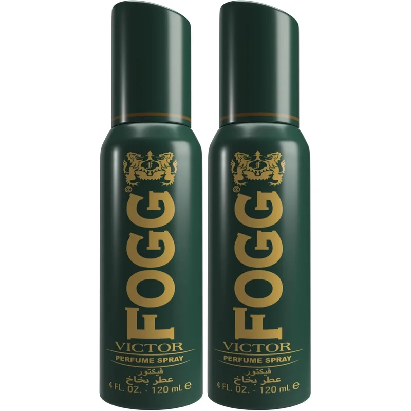 عطر Fogg VICTOR للجنسين بخاخ 120 مل - عبوة من قطعتين