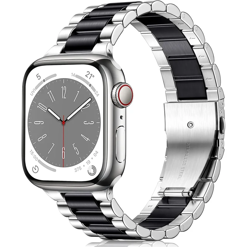 سوار معدني متوافق مع ساعات Apple Watch بمقاسات متعددة من Netolo