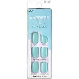 مجموعة أظافر لاصقة من imPRESS بلون مينت تو بي