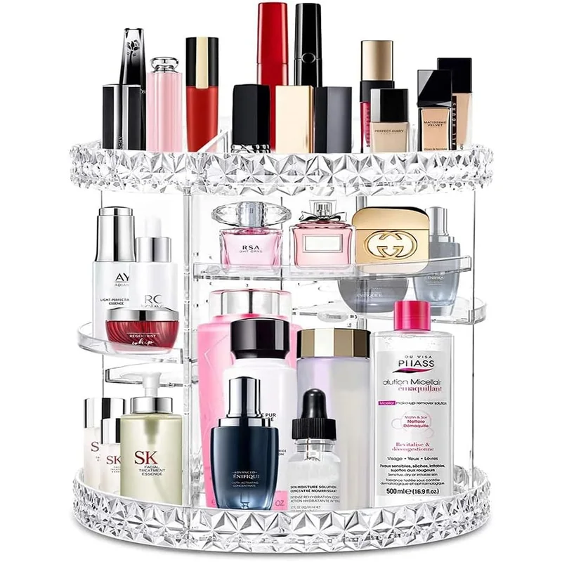 منظم مكياج وعطور شفاف من V-HANVER