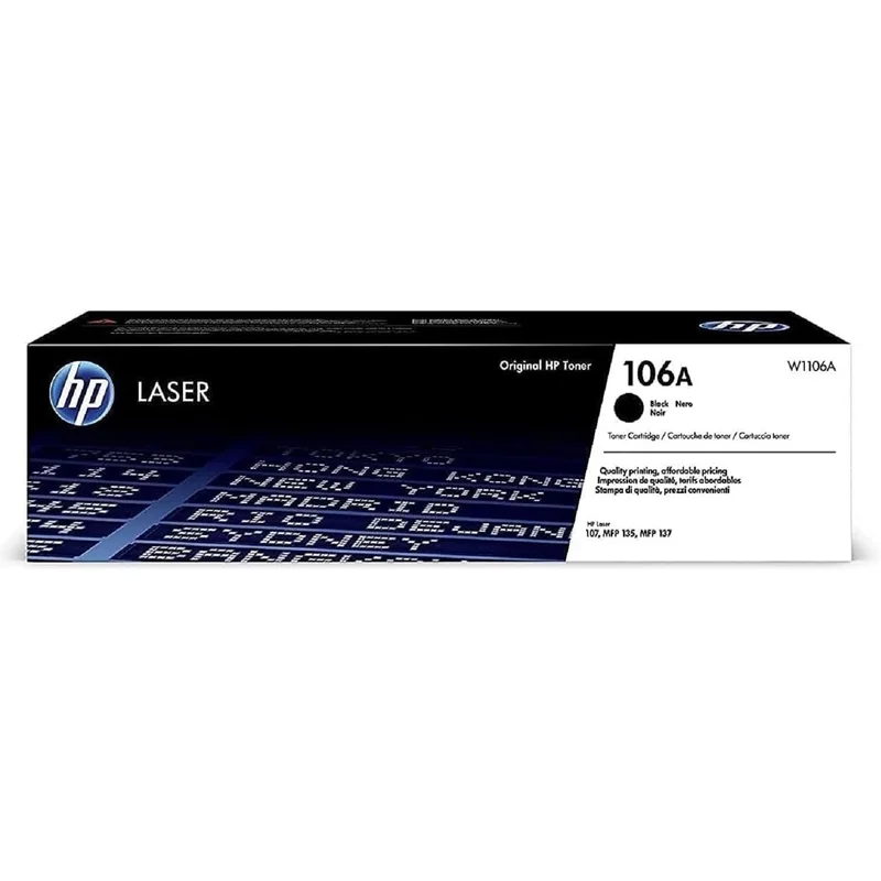 حبر طابعة ليزر أسود من HP موديل 106A