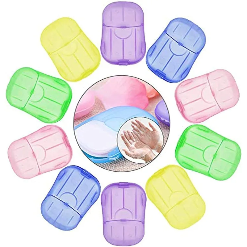 ورق صابون سفري من N/U 12 علبة