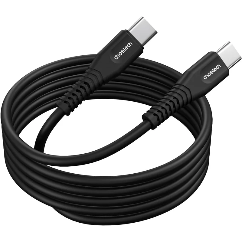 كابل USB-C إلى USB-C بقوة 60 وات شحن سريع