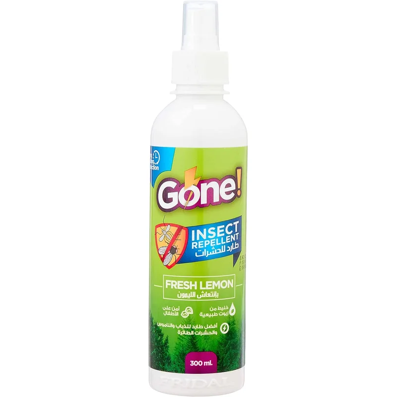 رذاذ طارد للحشرات من Gone برائحة الليمون