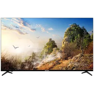 تلفزيون سمارت 4K من شارب 65 بوصة بدون إطار