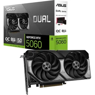 كارت شاشة ASUS Dual RTX 5060 بسعة 8 جيجا GDDR7