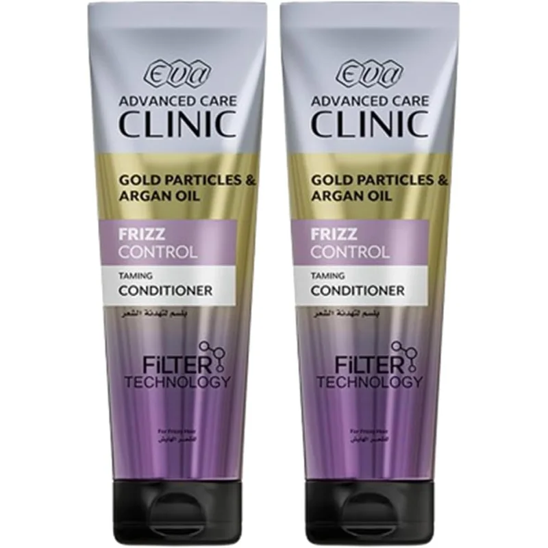 بلسم Eva Hair Clinic بزيت الأرجان والذهب - 230 مل (عبوة 2)