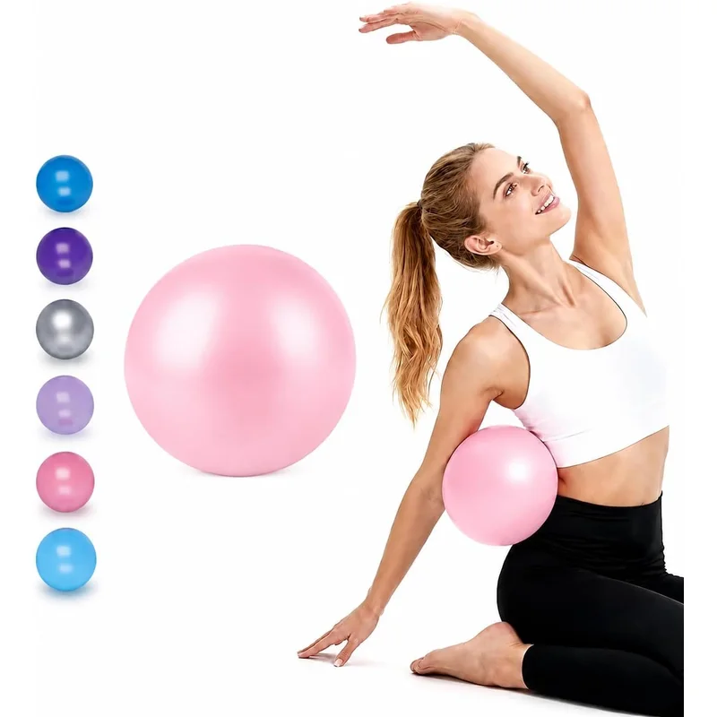 25 CM Yoga Ball, Anti Slip Heavy Duty for Fitness, Balance & Core Workout, Balance Training, Pregnan