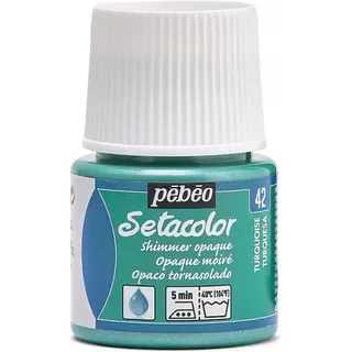 دهان أقمشة Pebeo Setacolor لامع تركواز 45 مل