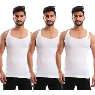 تيشيرت داخلي قطونيل بدون أكمام 3 قطع
