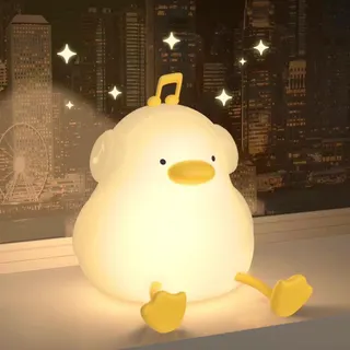 مصباح ليلي على شكل بطة من Crtivetoys للغرف