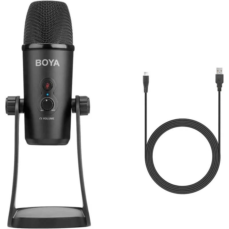 ميكروفون BOYA BY-PM700 USB مع حامل مكتبي