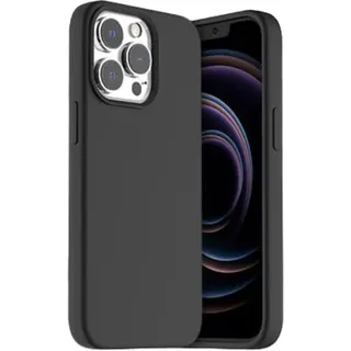 جراب سيليكون شفاف لهاتف iPhone 13 Pro Max من Araree - أسود