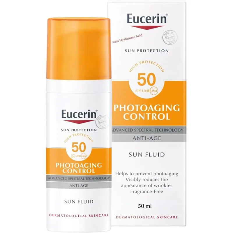 واقي شمسي يوسيرين للتحكم في أشعة الشمس SPF50 للوجه 50 مل