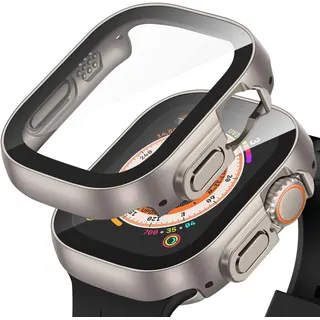 علبة حماية لساعة iWatch Ultra 49 مم مع حامي شاشة