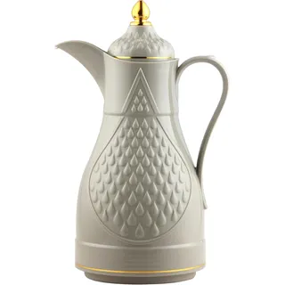 ترمس بلاستيك من Home Store بسعة 1 لتر بلون رمادي