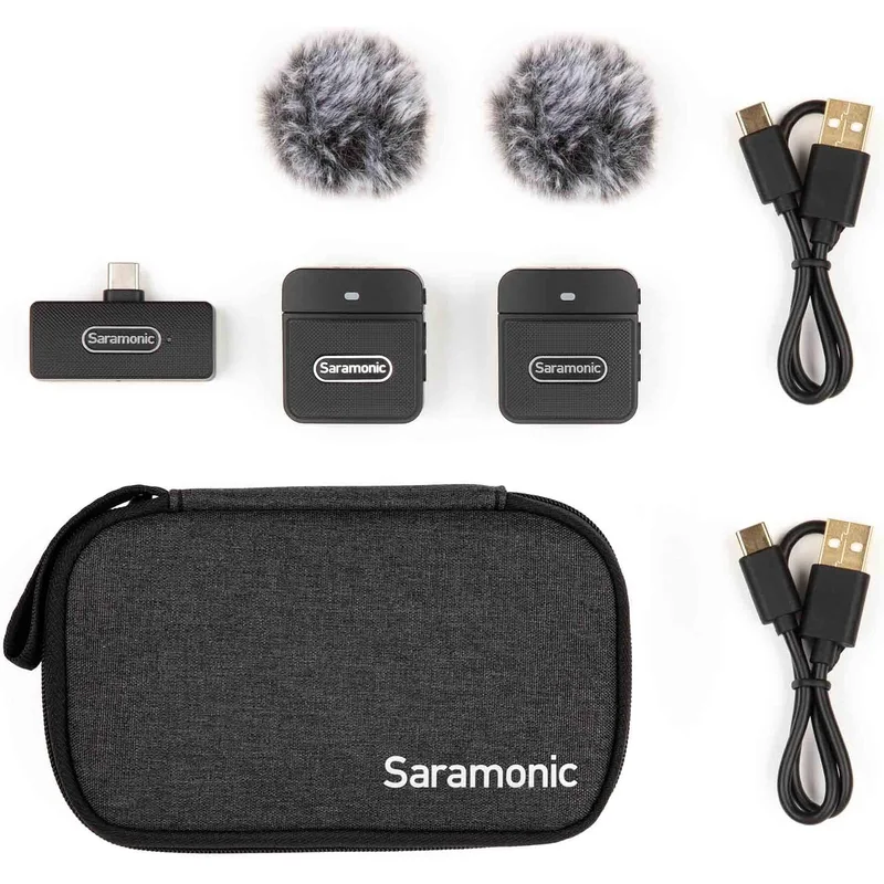 نظام ميكروفون لاسلكي من Saramonic للتصوير الاحترافي