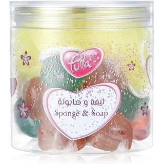 صابونة فولا مع إسفنجة للاستحمام