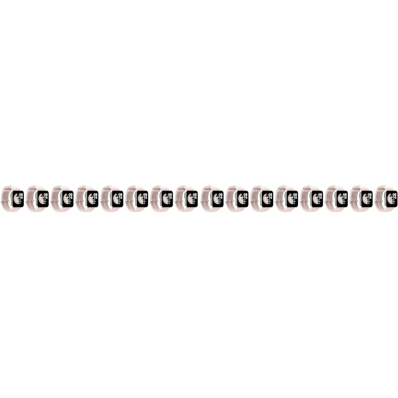 سوار سيليكون بديل لساعة Mi الذكية لايت باللون الوردي