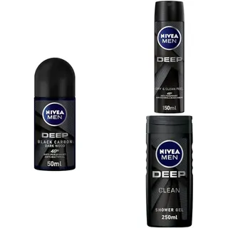 مجموعة بخاخ وجل استحمام للرجال من Nivea Men