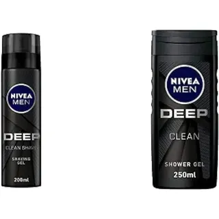 مجموعة جل حلاقة واستحمام ديب من NIVEA
