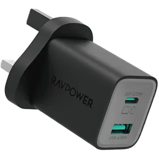 شاحن RAVPower جدار 35 وات بمنفذين USB