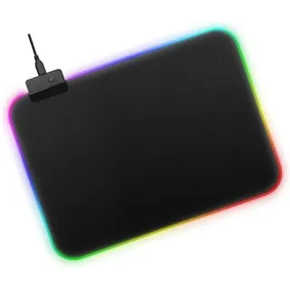 سجادة ماوس ألعاب LED RGB مقاس 30x25 سم