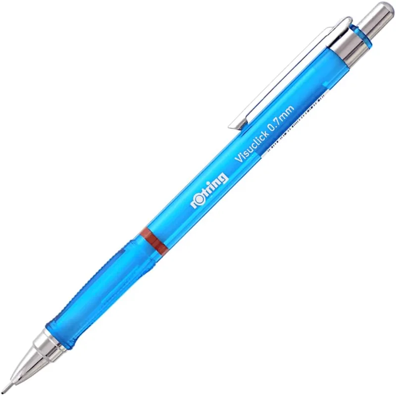 قلم رصاص ميكانيكي فيسوكليك من Rotring مقاس 0.7 باللون الأزرق
