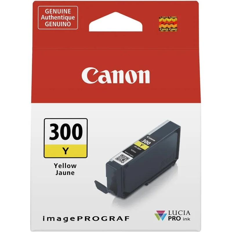 خرطوشة حبر أصلية Canon PFI-300 أصفر لطابعات Pro-300