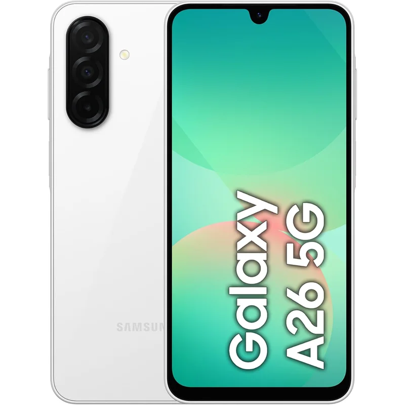 هاتف سامسونج جالاكسي A26 5G بذاكرة 256 جيجابايت ورام 8