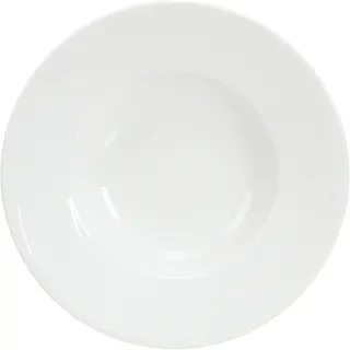 طبق دائري أبيض من البورسلين مقاس 24 سم من Royal Porcelain