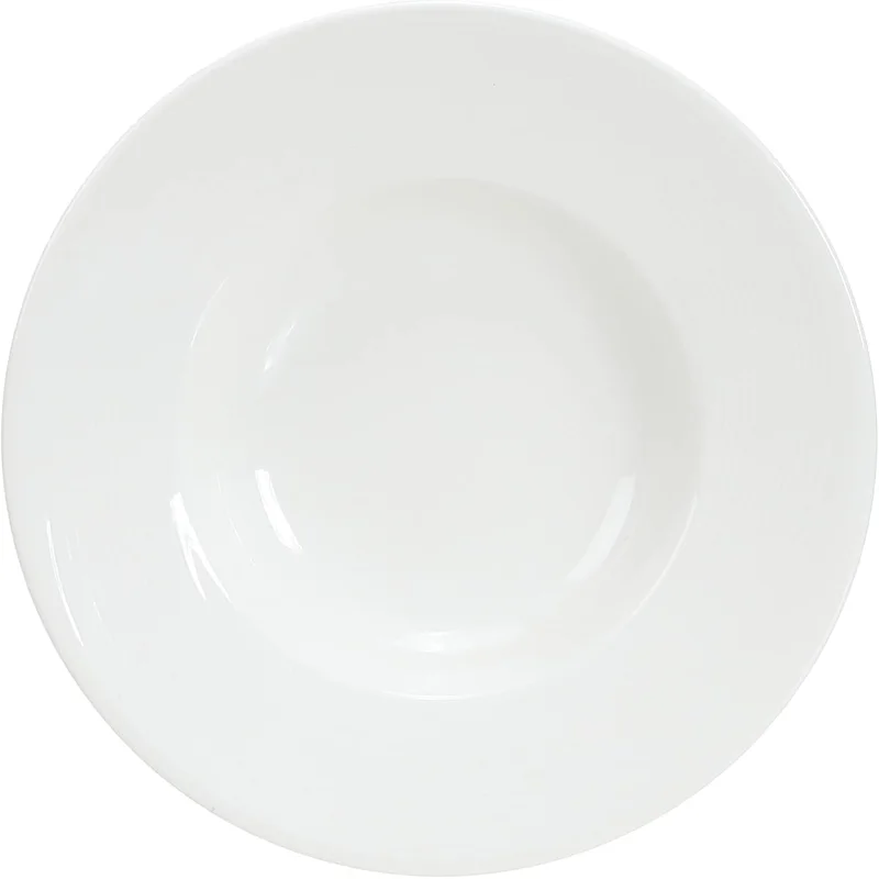 طبق دائري أبيض من البورسلين مقاس 24 سم من Royal Porcelain