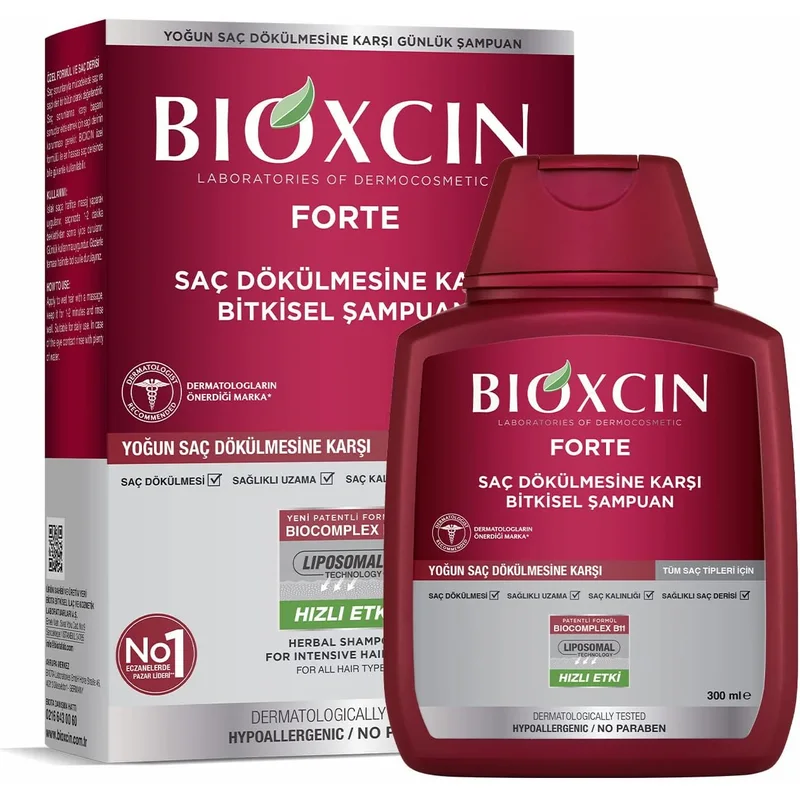 شامبو Bioxcin Forte ضد تساقط الشعر - 300 مل