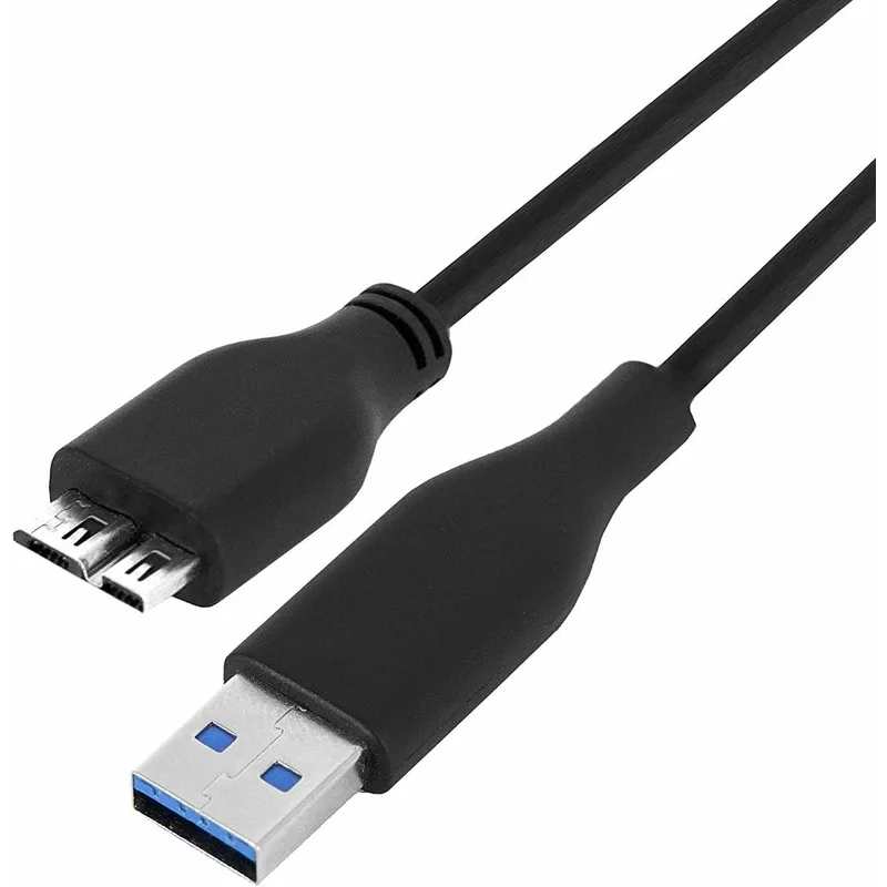 كابل هارد خارجي USB 3.0 من Zonic بطول 50 سم أسود