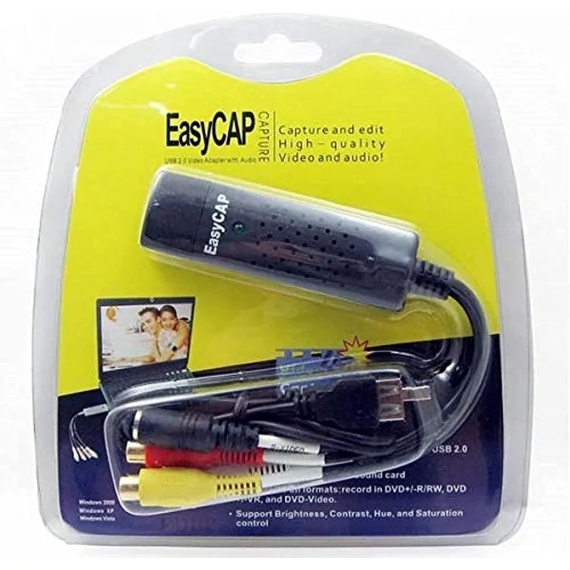 محول EasyCap لنقل الفيديوهات من الكاميرات