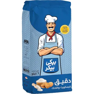 دقيق الكحك والبسكويت من بيكي بيكر - 1 كجم