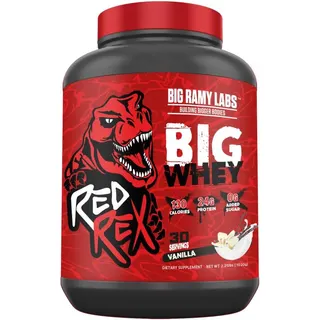 مسحوق بروتين مصل اللبن من Red Rex حجم كبير بنكهة الفانيليا