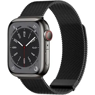 سوار مغناطيسي مضفر من النايلون لساعة Apple Watch