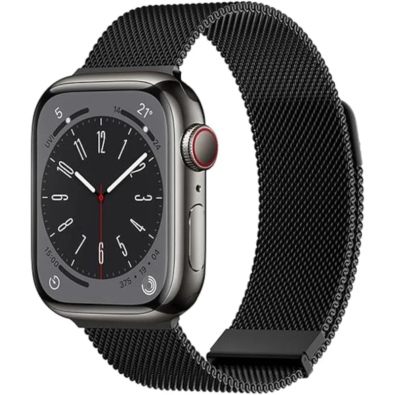WiWU Wi-WB005 Braided Magnetic Band for Apple Watch (42-49mm) Premium Nylon Braid Strap with Secure