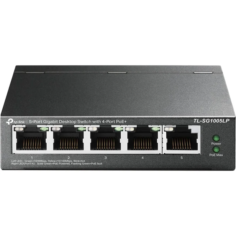 سويتش TP-Link TL-SF1005LP بخمسة منافذ وPoE