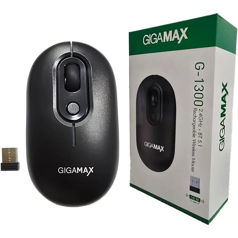 ماوس جيجا ماكس سلكي USB بتصميم مريح G-1300