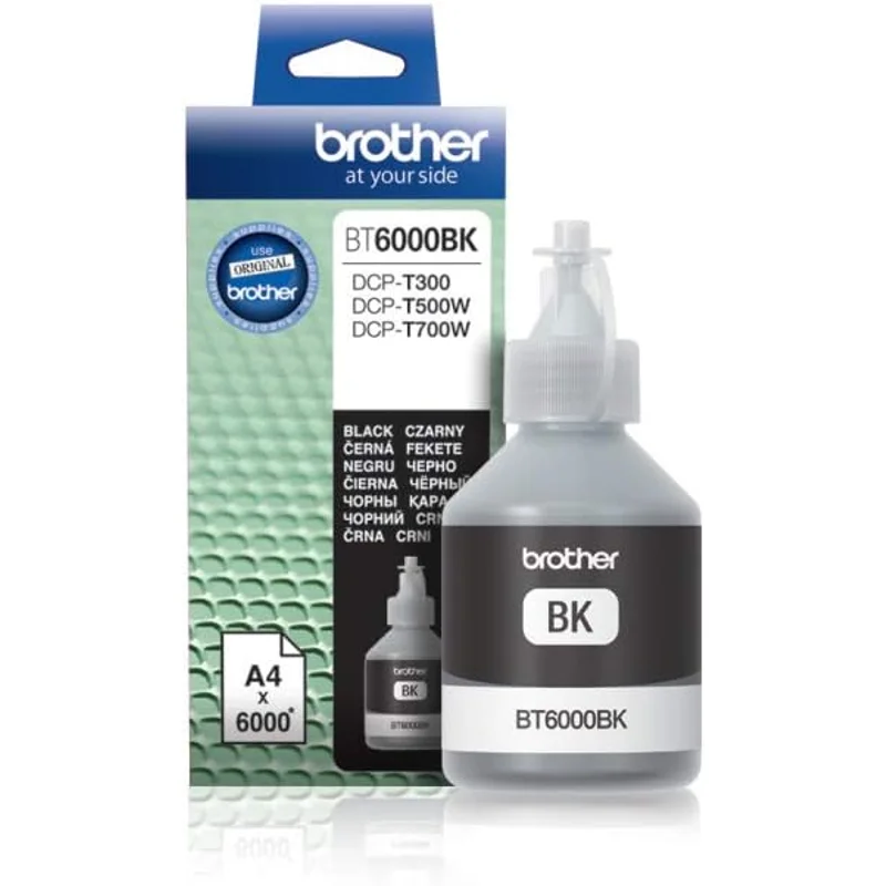خرطوشة حبر Brother BT6000BK سوداء أصلية