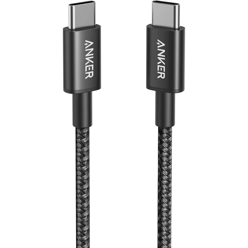 كابل شحن USB-C مضفر من انكر بطول 0.9 متر