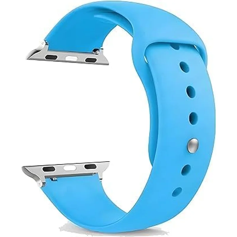 Nopatia Silicone Watch Band Compatible with Apple Watch 49mm 46mm 45mm 44mm 42mm for Series 1/2/3/4/