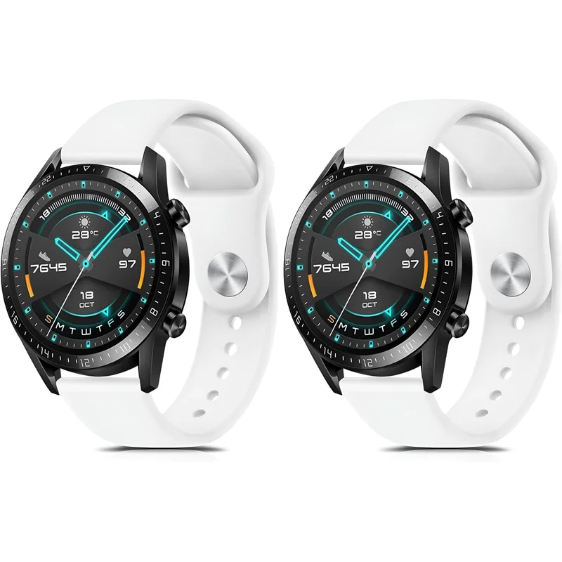 سوار سيليكون بديل لساعة Huawei Watch Classic مقاس 22 مم