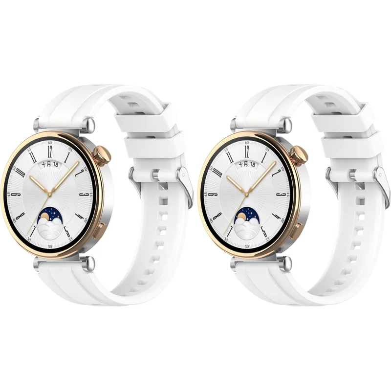 سوار سيليكون ناعم من Yikamosi لساعة Huawei Watch GT4 مقاس 18 ملم
