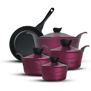 طقم أواني طهي Easy Cook 11 قطعة مع مقلاة